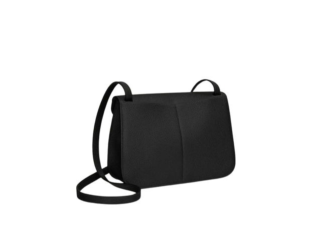 Hermes Hermes Halzan 25 Bag In Clemence Leather With Gold Noir - view 2