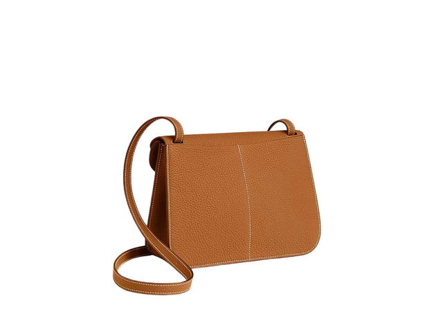 Hermes Hermes Halzan 25 Bag In Clemence With Gold - view 2