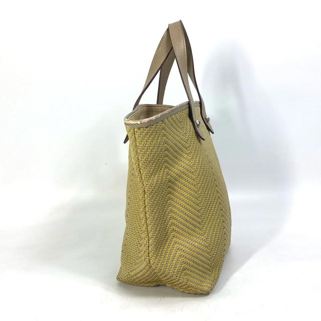 Hermes HERMES Hand Bag Kaba Chennai PM bag studs Tote Bag Yellow Based - view 4