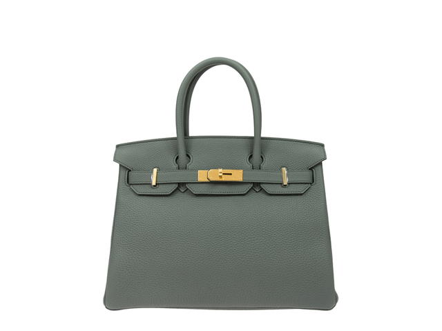 Hermes Hermes Handbags Birkin 30 In Togo Leather With Gold Tone Hardware Celadon - view 1