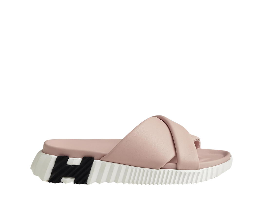 Hermes Hermes Infra Sandal In Nappa Leather Rose Porcelaine