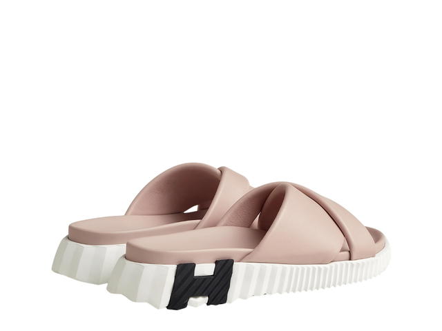 Hermes Hermes Infra Sandal In Nappa Leather Rose Porcelaine - view 3