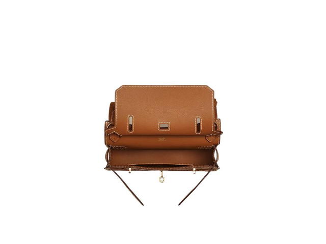 Hermes Hermes Jypsiere Mini Bag In Swift Calfskin With Gold-Plated Hardware Gold - view 3