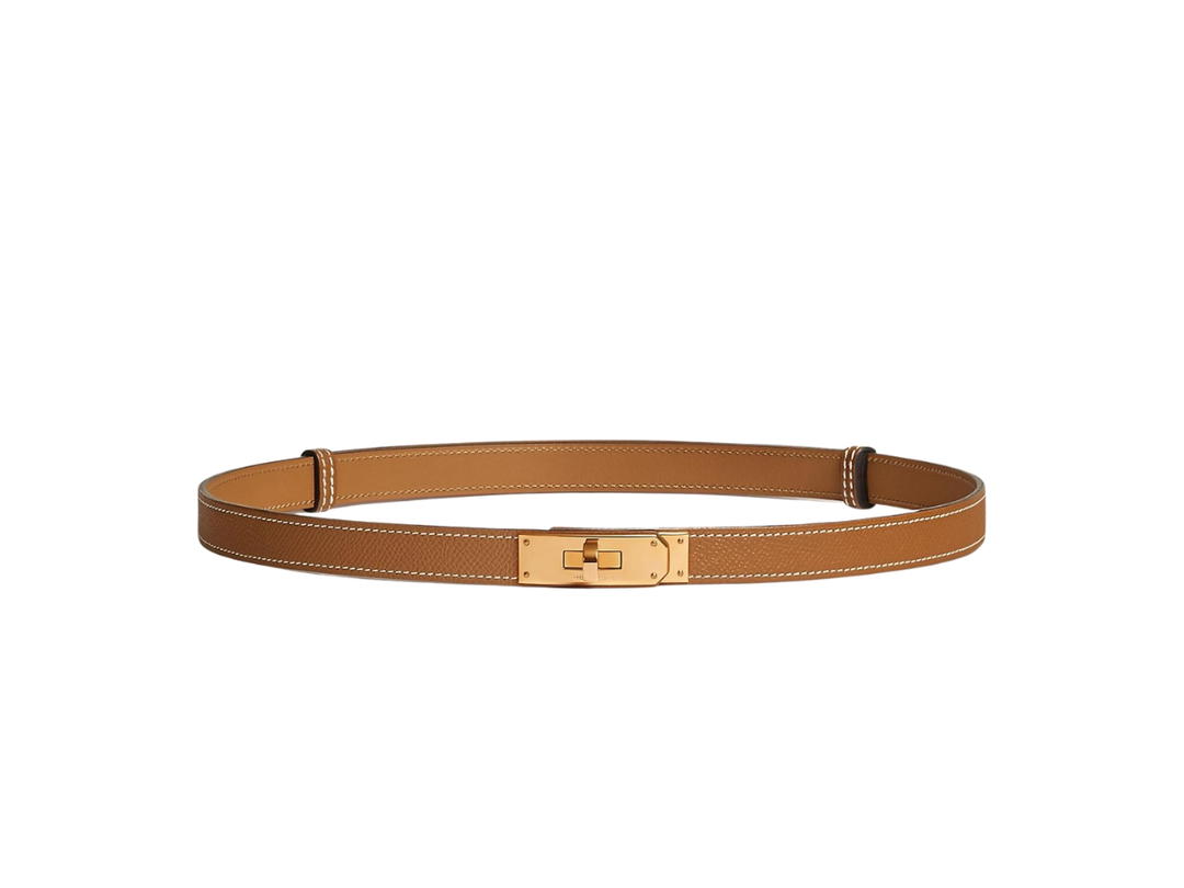Hermes Hermes Kelly 18 Belt In Epsom Calfskin With Gold Plated Kelly Buckle Gold