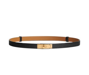 Buy Hermes Kelly 18 Belt In Epsom Calfskin With Gold Plated Kelly Buckle Noir at Sasom – Authentic and Ready to Ship