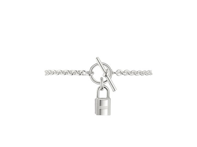 Hermes Hermes Kelly Cadenas Bracelet In Sterling Silver With Toggle Closure - view 1