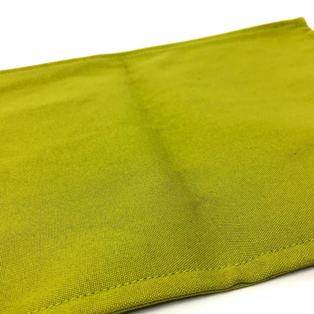 Hermes HERMES Large Pouch Pouch Canvas GreenBased/SilverHardware - view 4