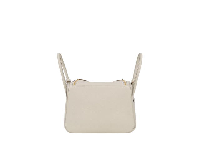 Hermes Hermes Lindy 26 Bag In Clemence Calfskin With Gold Hardware Beton - view 2