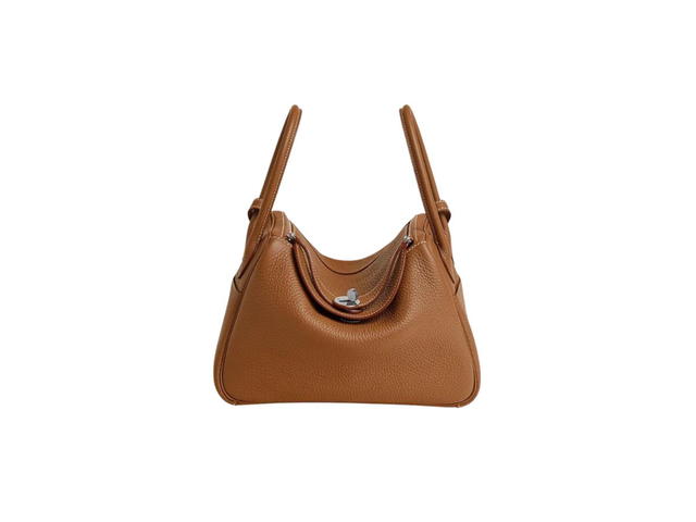 Hermes Hermes Lindy 26 Bag In Taurillon Clemence Leather With Palladium-Plated Hardware Gold - view 1