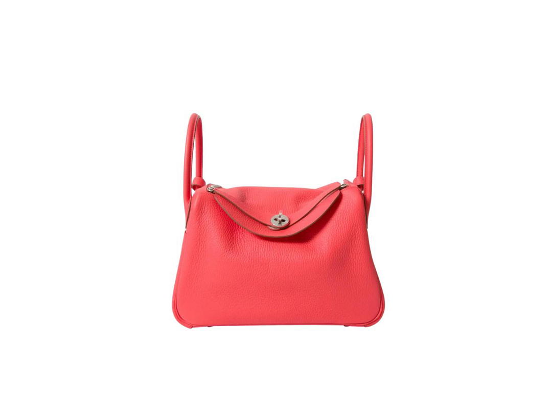 Hermes Hermes Lindy 30 In Taurillon Clemence Leather With Palladium Plated Hardware Rose Jaipur