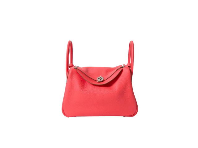 Hermes Hermes Lindy 30 In Taurillon Clemence Leather With Palladium Plated Hardware Rose Jaipur - view 1
