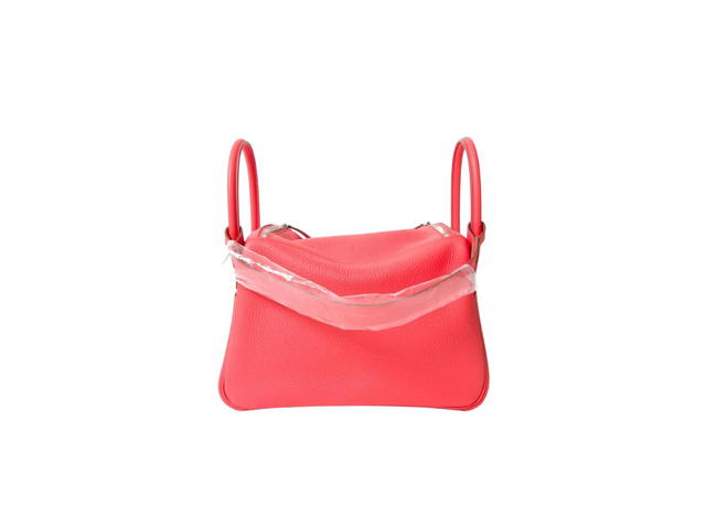 Hermes Hermes Lindy 30 In Taurillon Clemence Leather With Palladium Plated Hardware Rose Jaipur - view 2