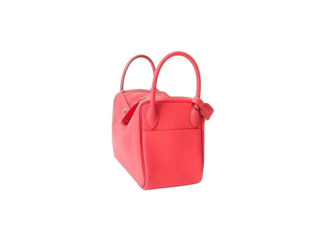 Hermes Hermes Lindy 30 In Taurillon Clemence Leather With Palladium Plated Hardware Rose Jaipur - view 4