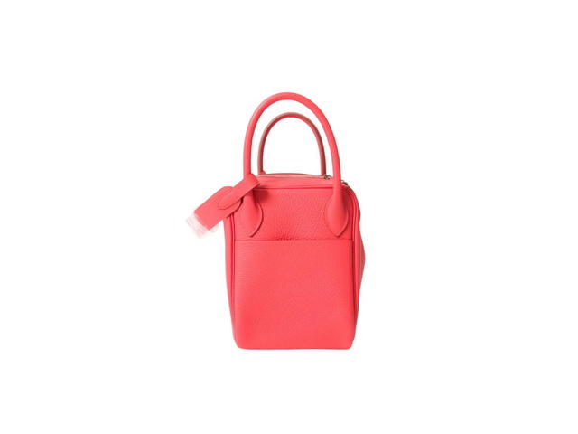Hermes Hermes Lindy 30 In Taurillon Clemence Leather With Palladium Plated Hardware Rose Jaipur - view 5