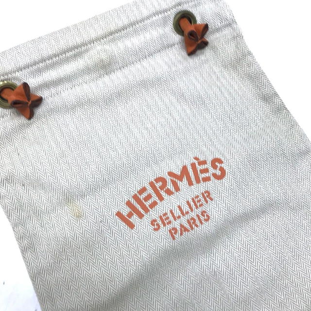 Hermes HERMES logo bag Aline PM Shoulder Shoulder Bag Canvas / Leather Orange/Beige - view 3
