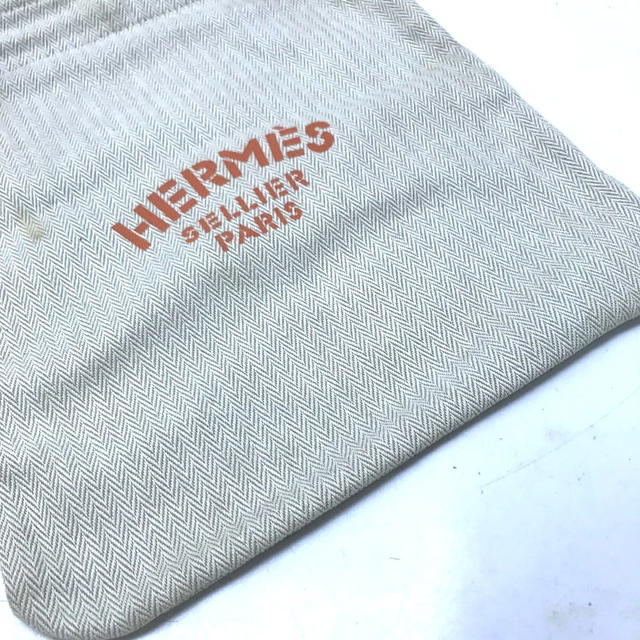 Hermes HERMES logo bag Aline PM Shoulder Shoulder Bag Canvas / Leather Orange/Beige - view 4