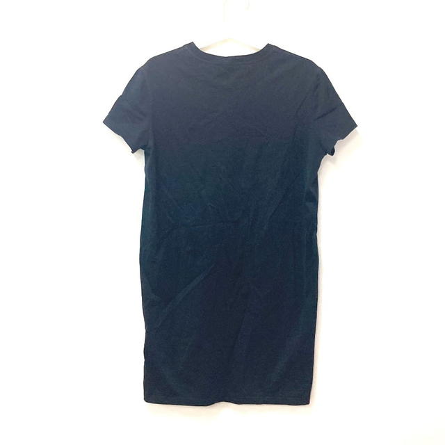 Hermes HERMES Long T-shirt Dress Apparel Shirt Dress Apparel Dress cotton Black - view 3