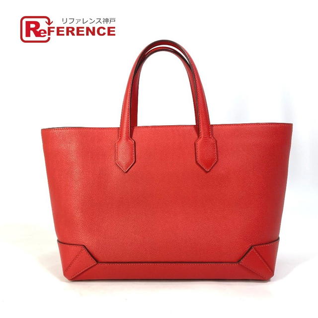 Hermes HERMES maxi box cover 30 Hand Bag Tote Bag Evercolor / Epsom Red - view 1