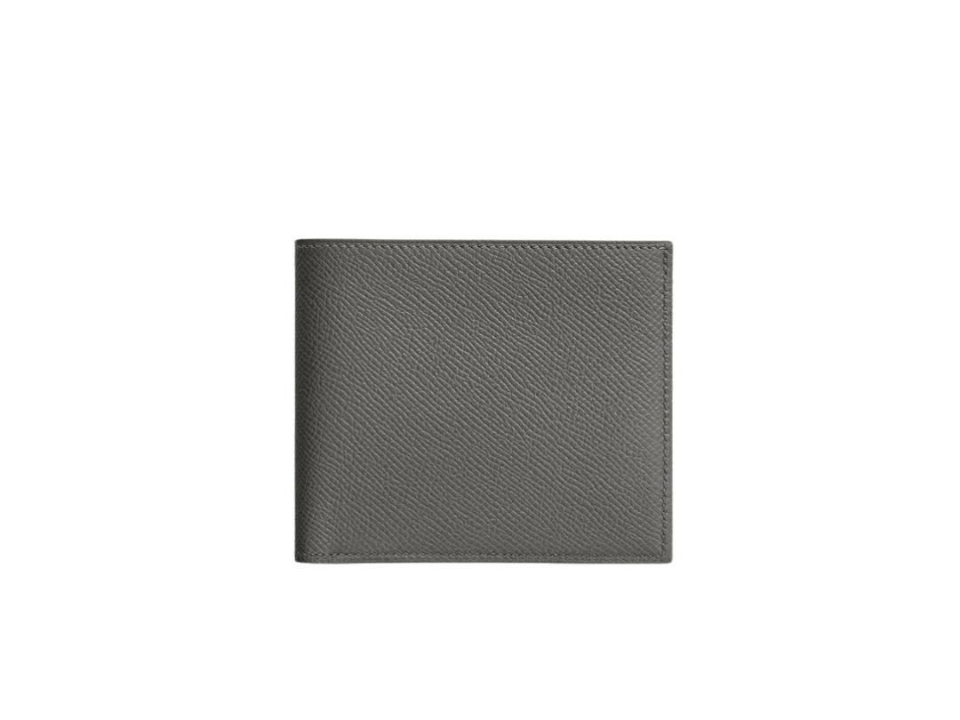 Hermes Hermes MC² Copernic Wallet In Epsom Calfskin With 8 Credit Card Slots And 3 Pockets Gris Meyer