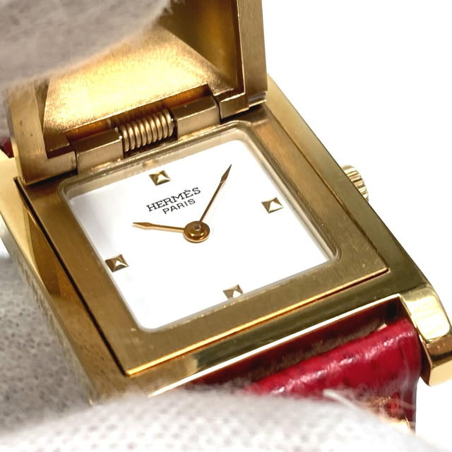 Hermes HERMES Medor Quartz Bracelet Watch Wristwatch - view 4