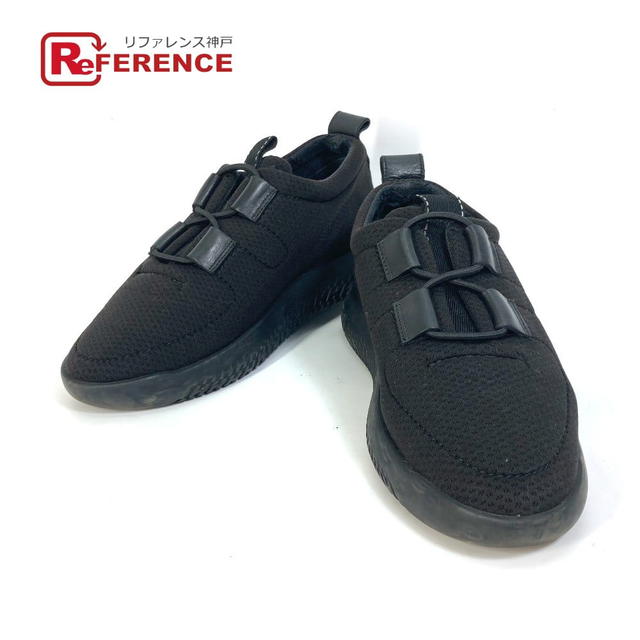 Hermes HERMES mesh Shoelace sneakers Mesh / Leather Black - view 1