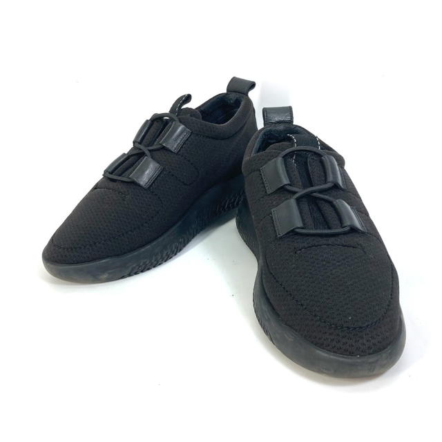 Hermes HERMES mesh Shoelace sneakers Mesh / Leather Black - view 2