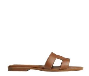 Buy Hermes Oran Sandal In Box Calfskin With Iconic H Cut-Out Gold at Sasom – Authentic and Ready to Ship