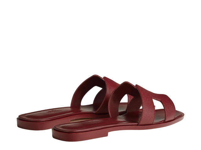 Hermes Hermes Oran Sandal In Epsom Calfskin With Iconic H Cut-Out Rough H - view 3