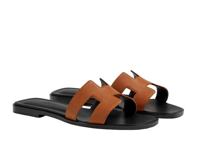 Hermes Hermes Oran Sandal In Epsom Heritage Calfskin With Iconic H Cut-Out Naturel - view 2