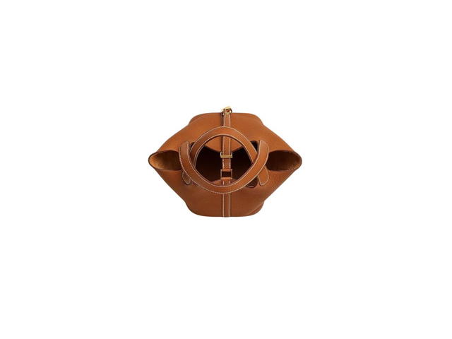 Hermes Hermes Picotin Lock 18 Bag In Clemence Leather With Gold-Plated Hardware Gold - view 3