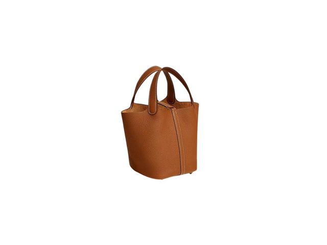 Hermes Hermes Picotin Lock 18 Bag In Clemence Leather With Gold-Plated Hardware Gold - view 4
