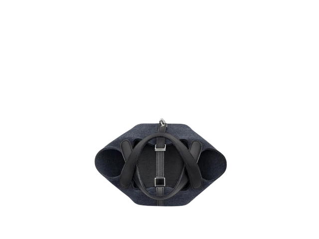 Hermes Hermes Picotin Lock 18 Bag In Felt Swift With Palladium Hardware Blue Nuit - view 2