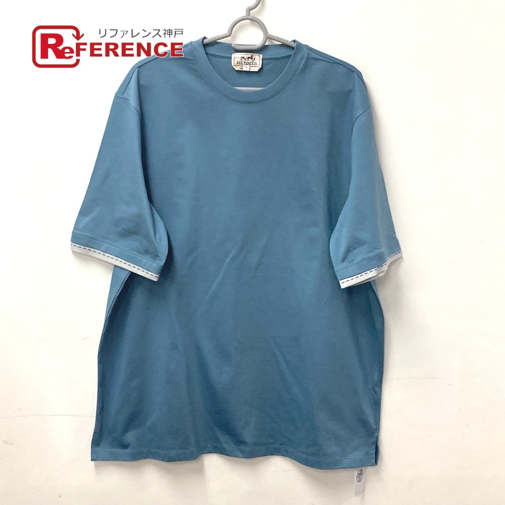 Hermes HERMES Piqures Sellie Cut and Sew Tops Apparel Short sleeve T-shirt Unused