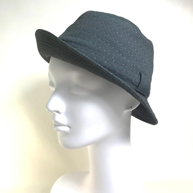 Hermes HERMES Quilted Dot pattern hat Canvas gray - view 2