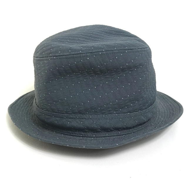 Hermes HERMES Quilted Dot pattern hat Canvas gray - view 5