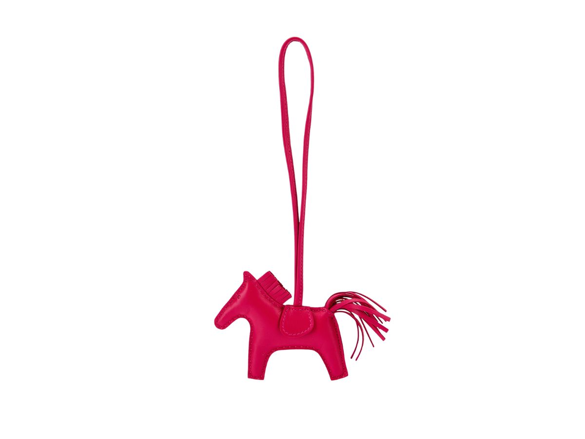 Hermes Hermes Rodeo PM Charm In Milo And Swift Leather Rose Mexico