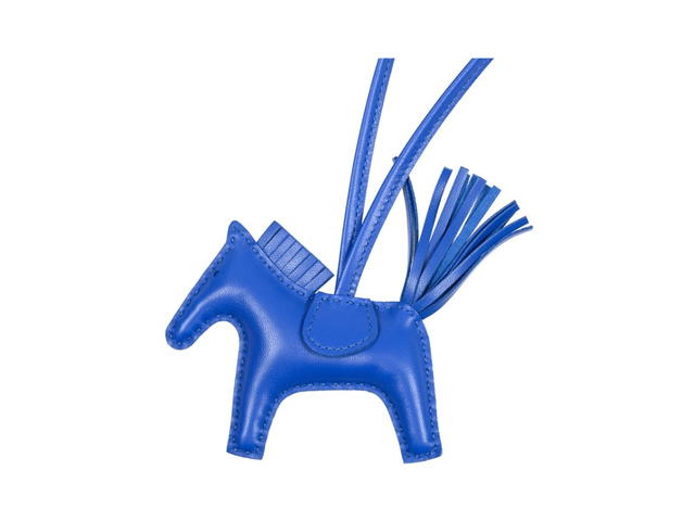 Hermes Hermes Rodeo PM Charm In Milo Lambskin Blue De France - view 2