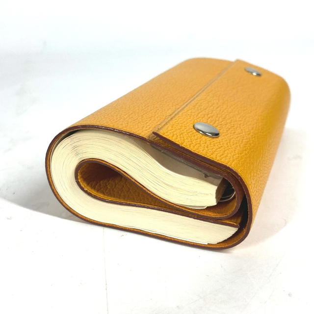 Hermes HERMES Roll Note Caillou Notepad stationery notebook Leather yellow - view 4