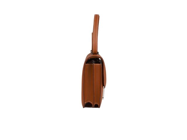 Hermes Hermes Sac Constance III Mini Miroir Bag In Veau Epsom With Palladium Hardware Gold - view 2