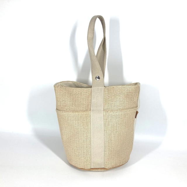 Hermes HERMES Saksaw PM Saksaw PM Bag Tote Bag Hand Bag Canvas Beige - view 3