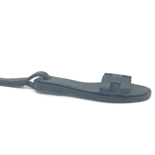 Hermes HERMES Sandals Oran Nano Thor Black Key Holder Monochrome Bag Charm Unused - view 5