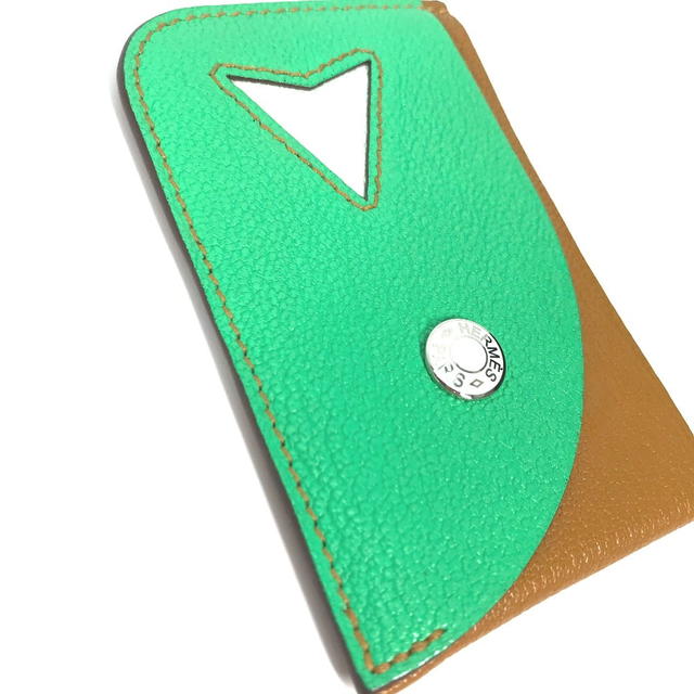 Hermes HERMES Serie Bicolor Poisson Business Card Holder Pass Case Card Case - view 5