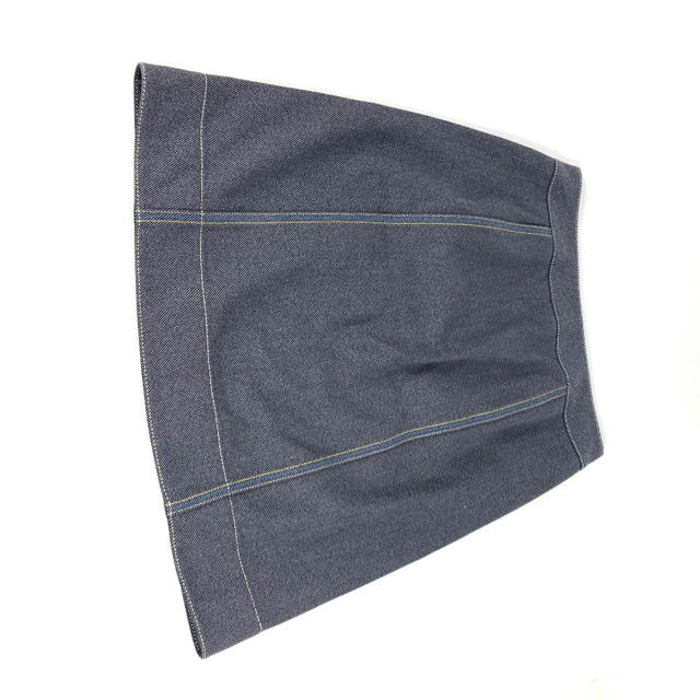 Hermes HERMES Serie logo Bottoms apparel skirt cotton blue - view 3