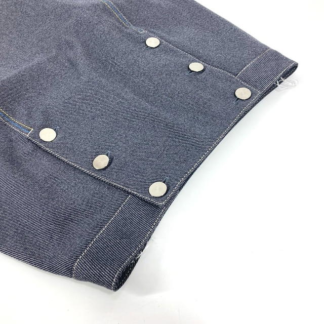 Hermes HERMES Serie logo Bottoms apparel skirt cotton blue - view 4