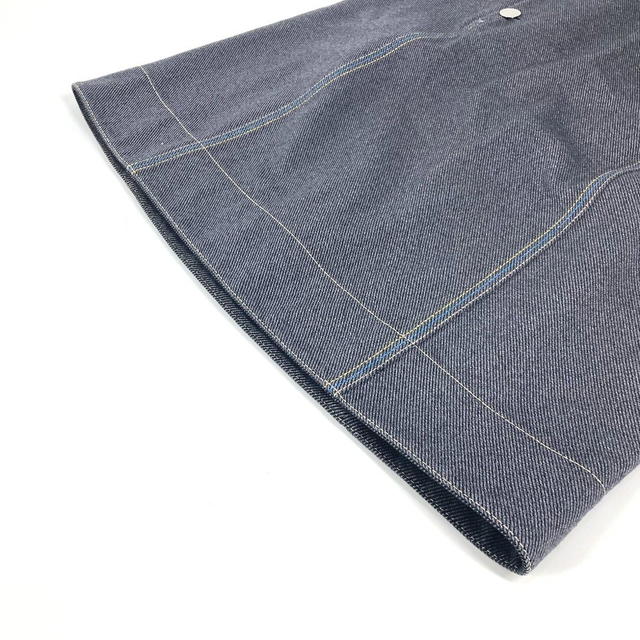 Hermes HERMES Serie logo Bottoms apparel skirt cotton blue - view 5