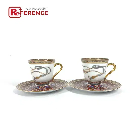 Buy HERMES Set of tableware Cheval Durian coffee cup and saucer set Mug Unused at Sasom – Authentic and Ready to Ship