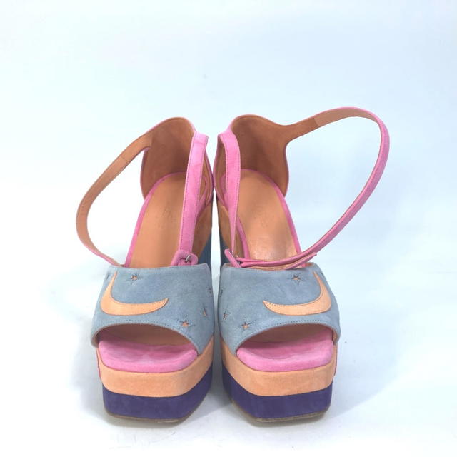 Hermes HERMES Shoes heel wedge sole moon star moon star shoes with straps Sandals - view 3