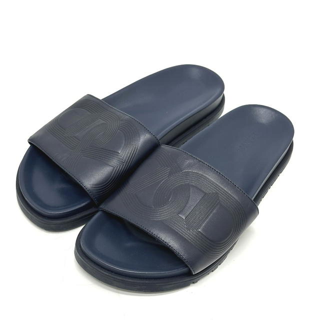 Hermes HERMES Shoes Shower Pool sandals Slide Biarritz Chaine d'Ancre Sandals Navy - view 2