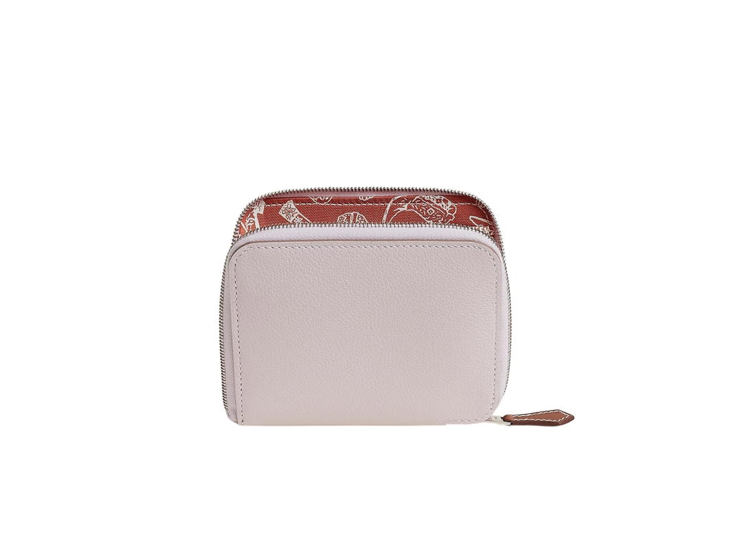 Hermes Hermes Silk'In Compact Wallet In Evercolor Calfskin with Aunage Rodeo des Cowgirls