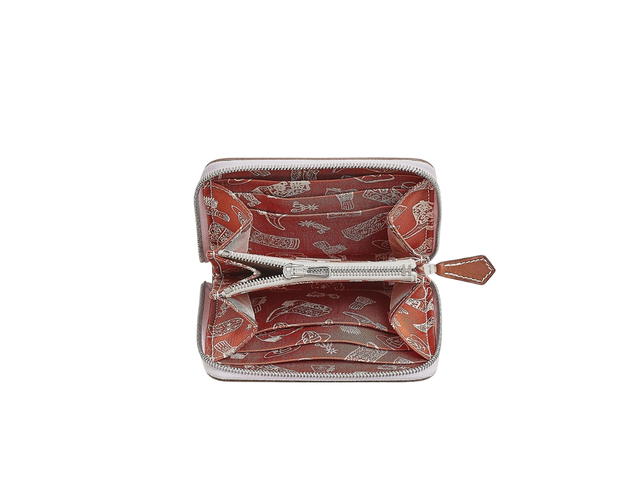 Hermes Hermes Silk'In Compact Wallet In Evercolor Calfskin with Aunage Rodeo des Cowgirls - view 2
